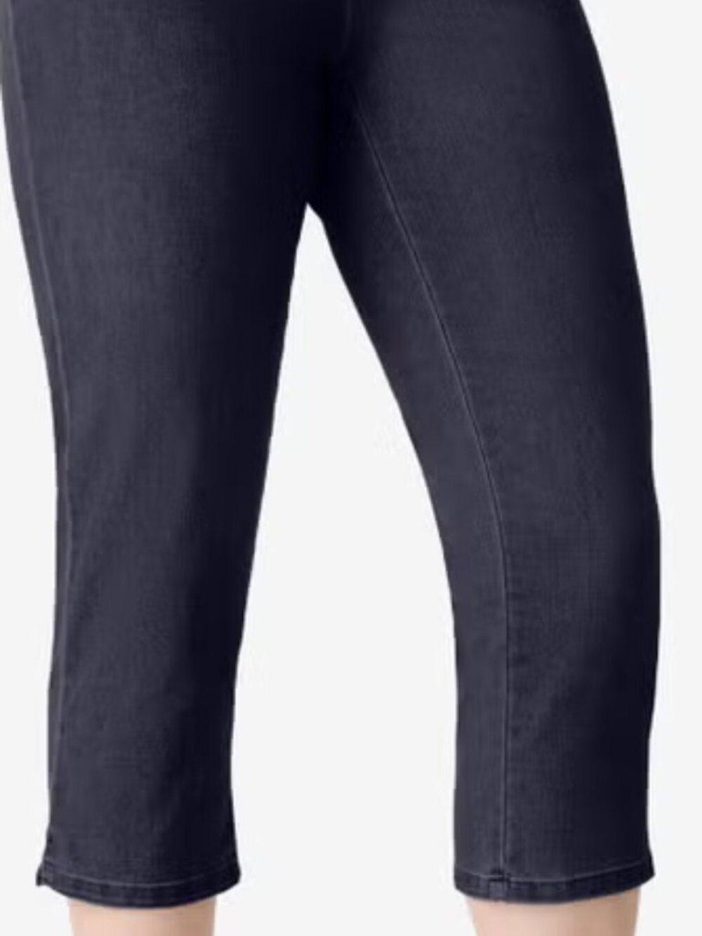 Denim 24/7 by Roaman’s Plus Size Comfort Stretch Capri Jean SIZE 42W